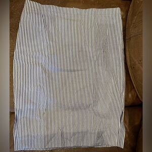 Striped Navy and White Women's Skirt